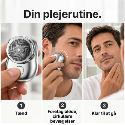 Mini elektrisk barbermaskine med USB-opladning