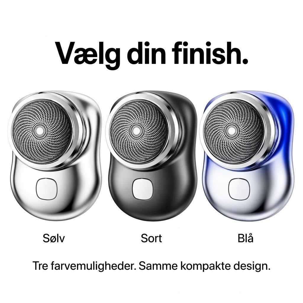 Mini elektrisk barbermaskine med USB-opladning