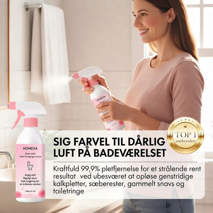 Badeværelsesrengøringsspray mod kalk og sæberester