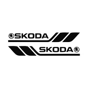 Dekorative bildekaler (4 stk.)