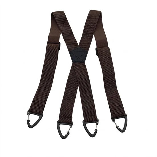 Elastisk outdoorbælte til mænd med karabinhage 3,8 cm