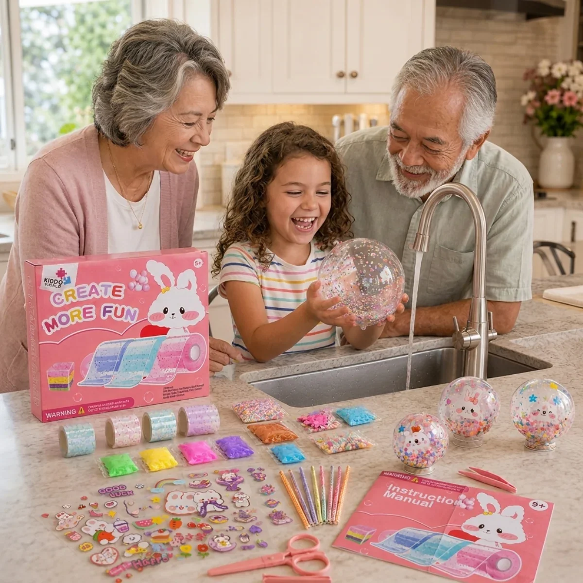 DIY Bubble Squishies hobbykit med 41 dele