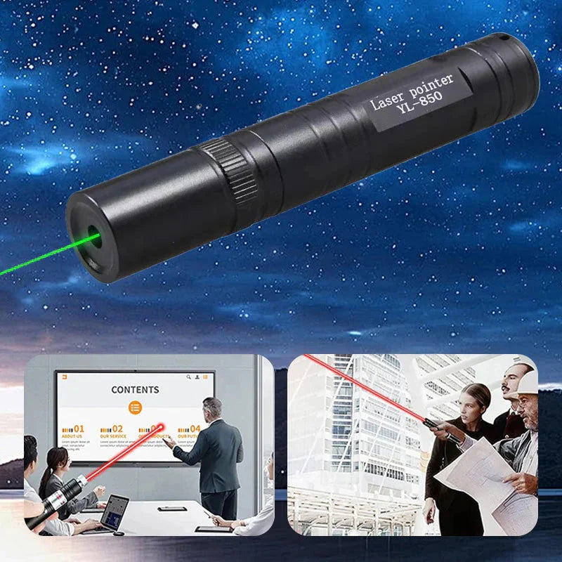 Kraftig enkeltpunkts laserpointer