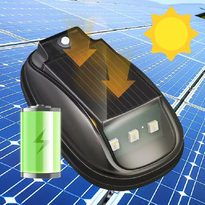 Solcelledrevet RGB-taglampe til bil