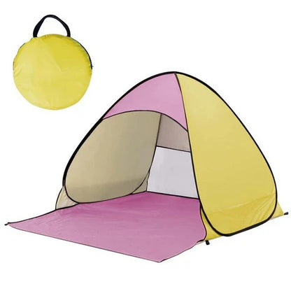 Automatisk pop-up strandtelt