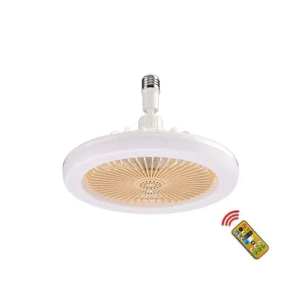 2-i-1 loftsvifte med LED-lampe og fjernbetjening