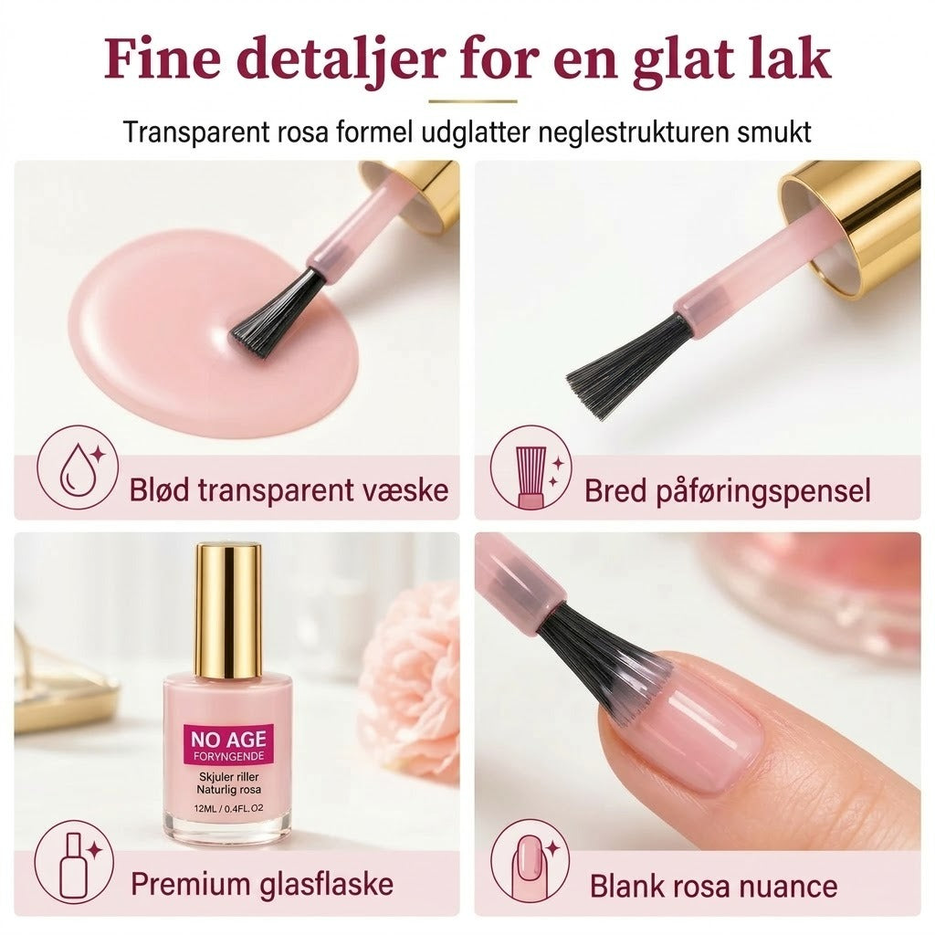 Udglattende neglepleje med naturlig glans