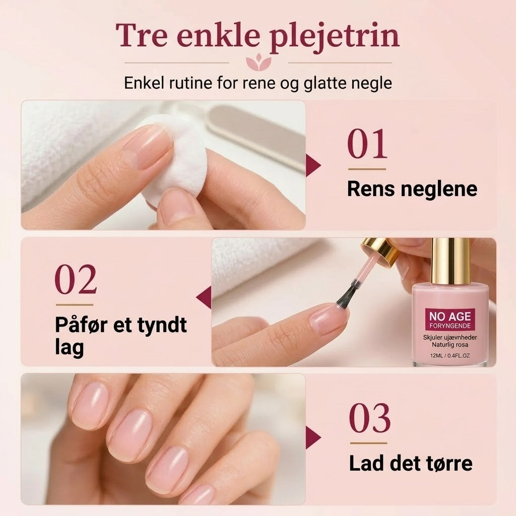 Udglattende neglepleje med naturlig glans