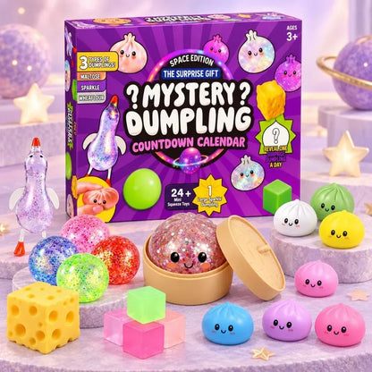Squishiverse overraskelseskalender med squishies