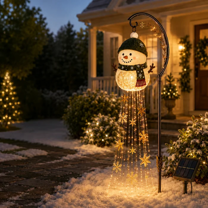 Snowman Magic Fountain LED-havelampe
