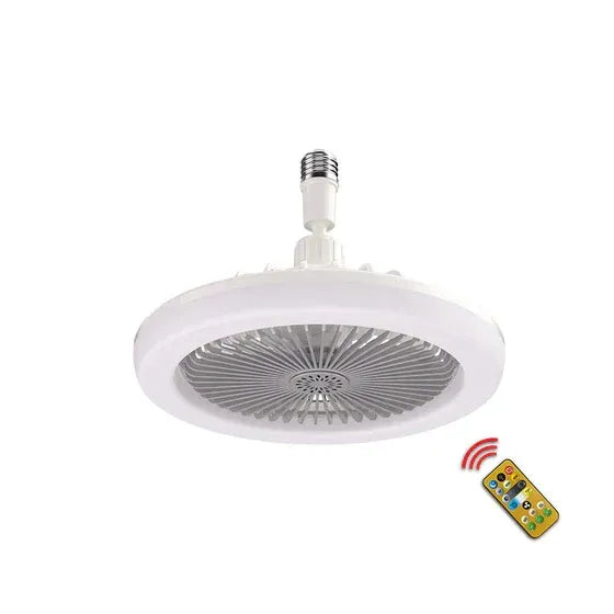 2-i-1 loftsvifte med LED-lampe og fjernbetjening