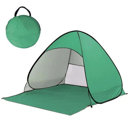 Automatisk pop-up strandtelt