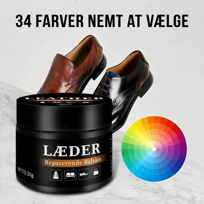 Læderreparationsbalsam til ridser og farvegenopfriskning