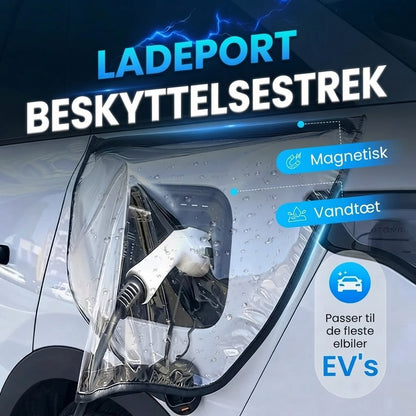 Vandtæt magnetisk dæksel til ladeport