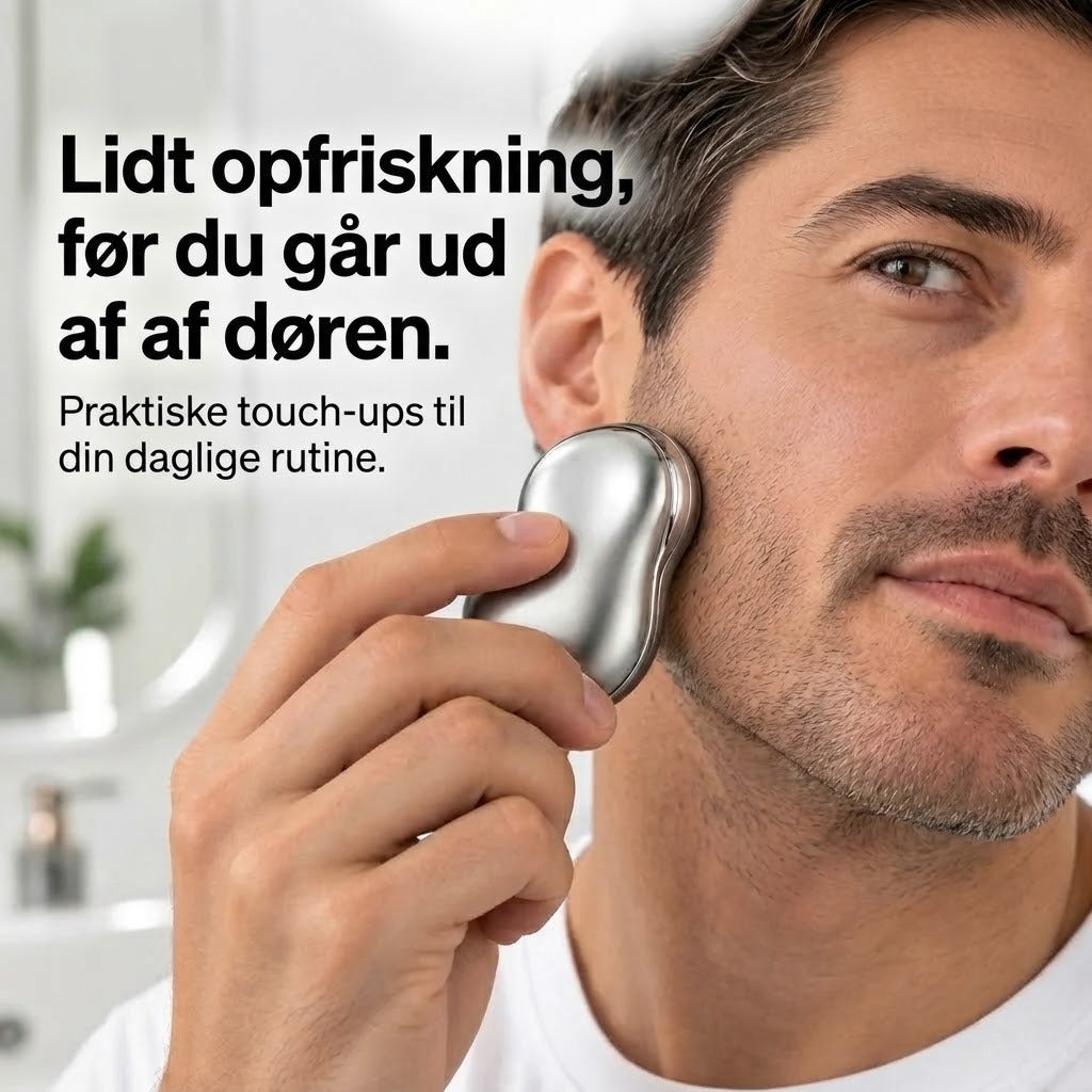 Mini elektrisk barbermaskine med USB-opladning