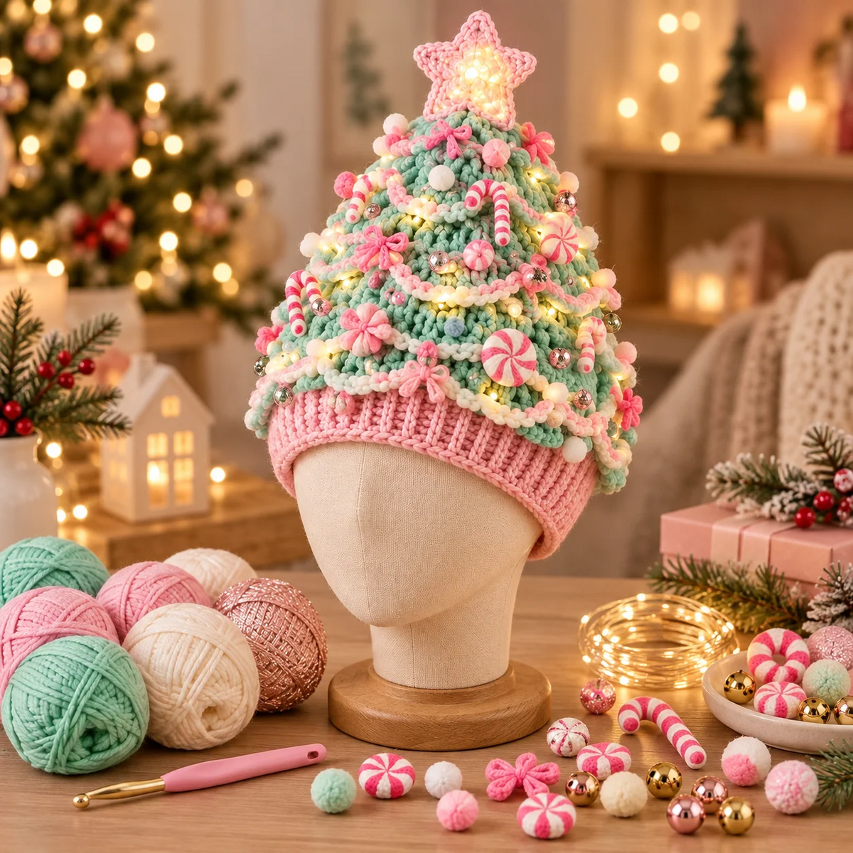 DIY-hæklesæt til juletræshue