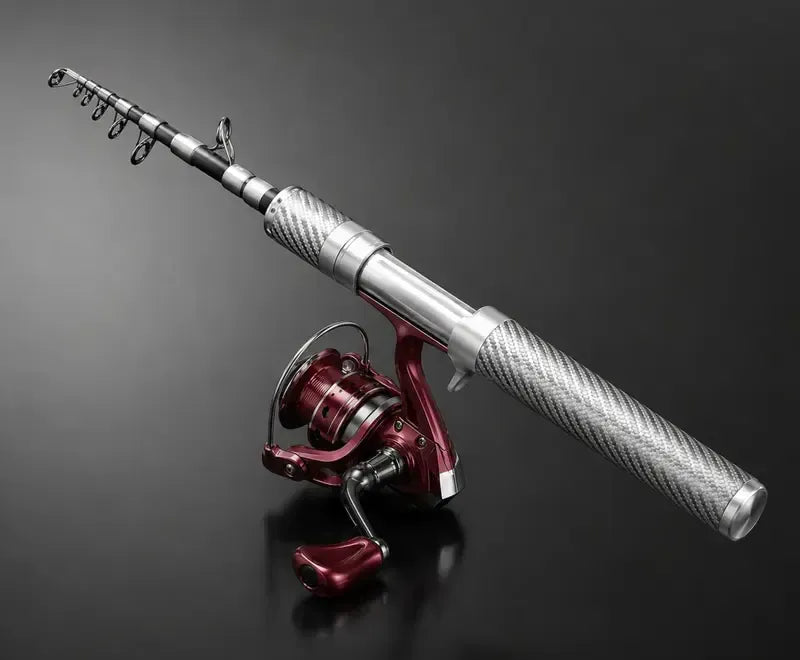Carbon PocketRod teleskopfiskestang af kulfiber 180 cm