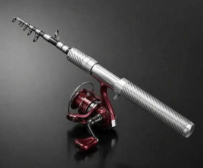 Carbon PocketRod teleskopfiskestang af kulfiber 180 cm