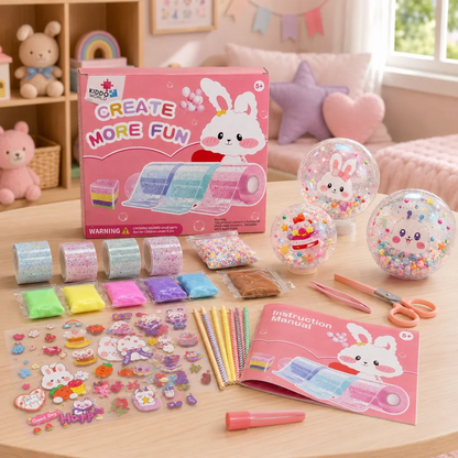DIY Bubble Squishies hobbykit med 41 dele