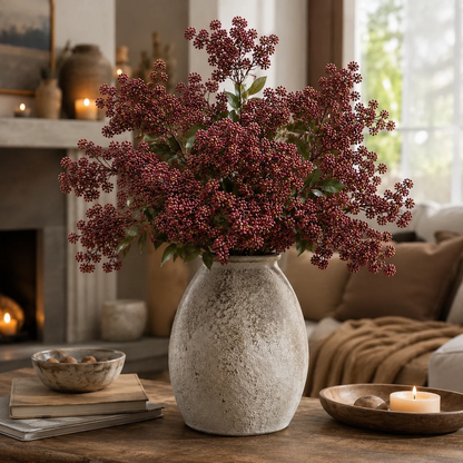 Everbloom naturtro bærgrene til efterårsdekoration sæt med 3 stk.