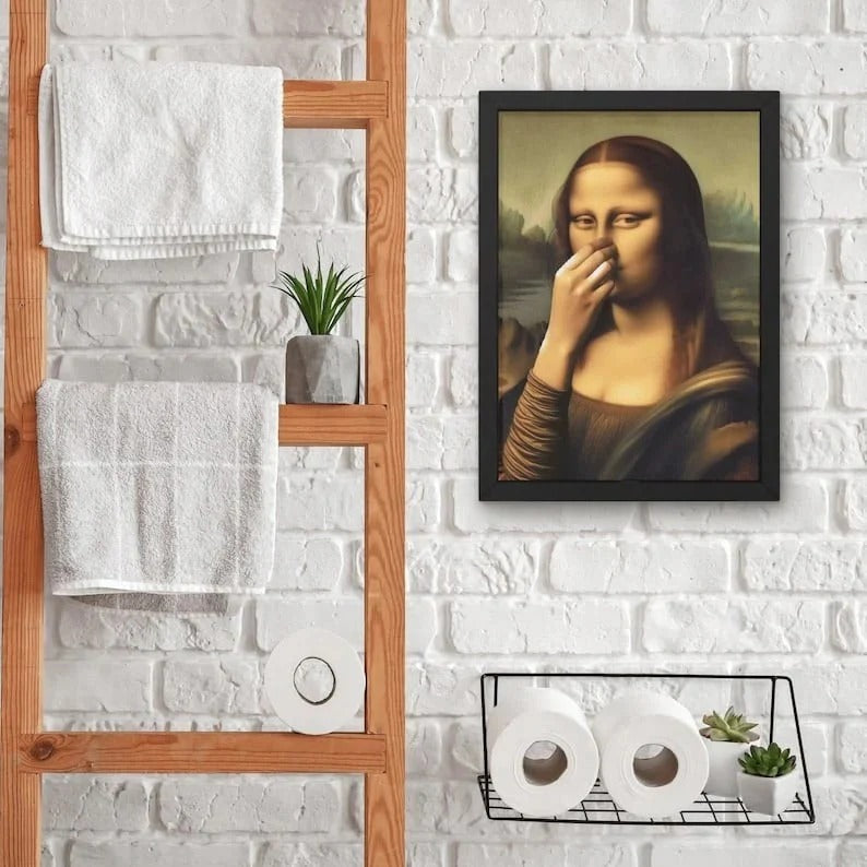 Sjov Mona Lisa (Næse-klem)