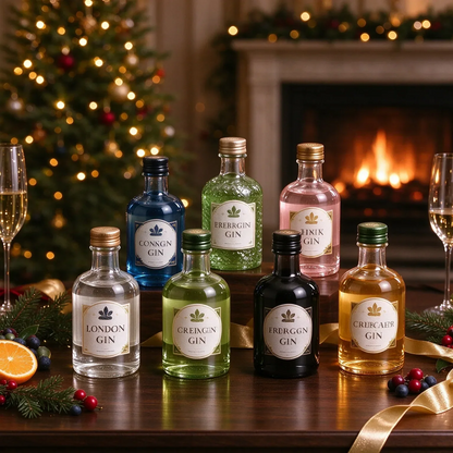 Gin julekalender 2026 med 24 miniaturer