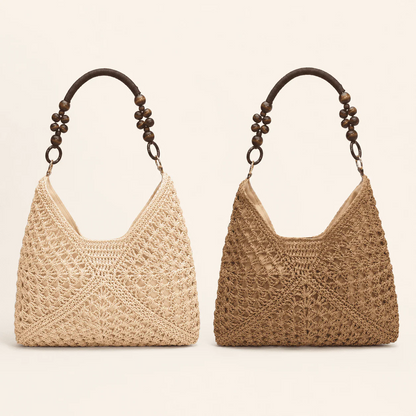 Boho Classic vævet shopper