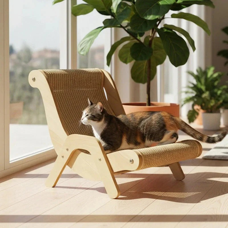 2-i-1 sisal kradsemøbel til katte