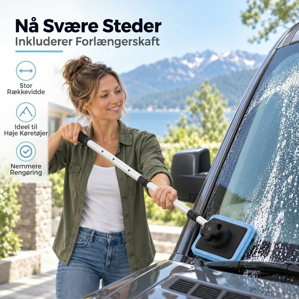 Dobbeltsidet magnetisk bilruderens