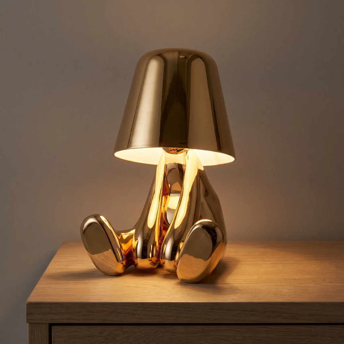 Otto trådløs bordlampe med touchbetjening
