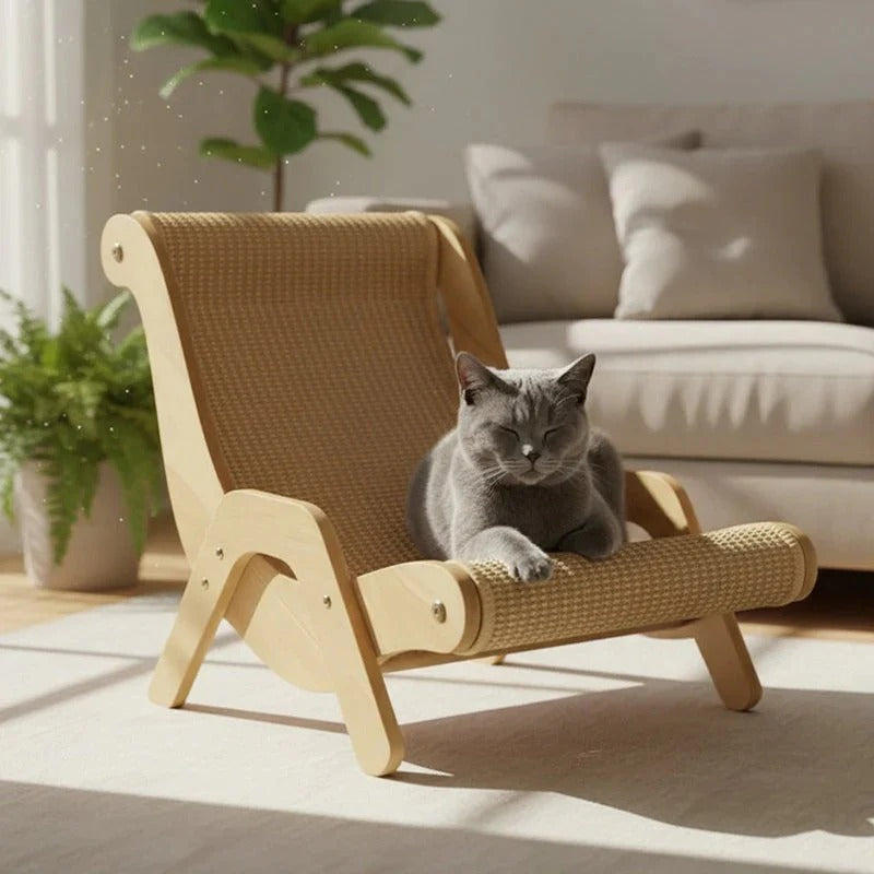 2-i-1 sisal kradsemøbel til katte