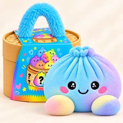 Dumpling squishy-bamser med dampkurv