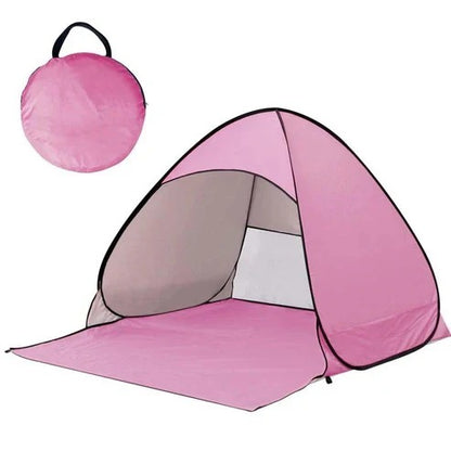 Automatisk pop-up strandtelt