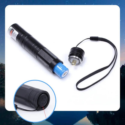 Kraftig enkeltpunkts laserpointer