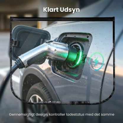 Vandtæt magnetisk dæksel til ladeport