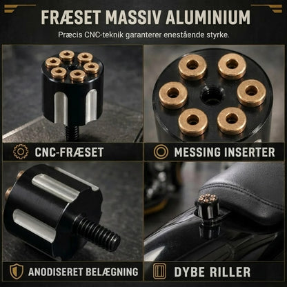 CNC-fræset motorcykelsadelbolt med hurtigudløser 6 mm