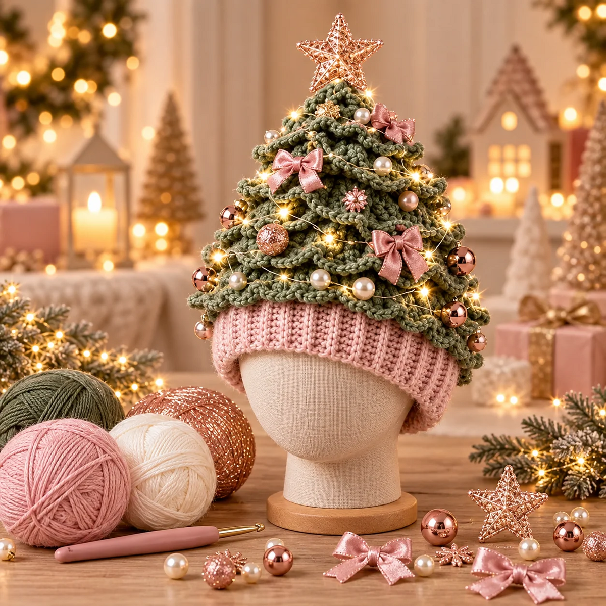 DIY-hæklesæt til juletræshue