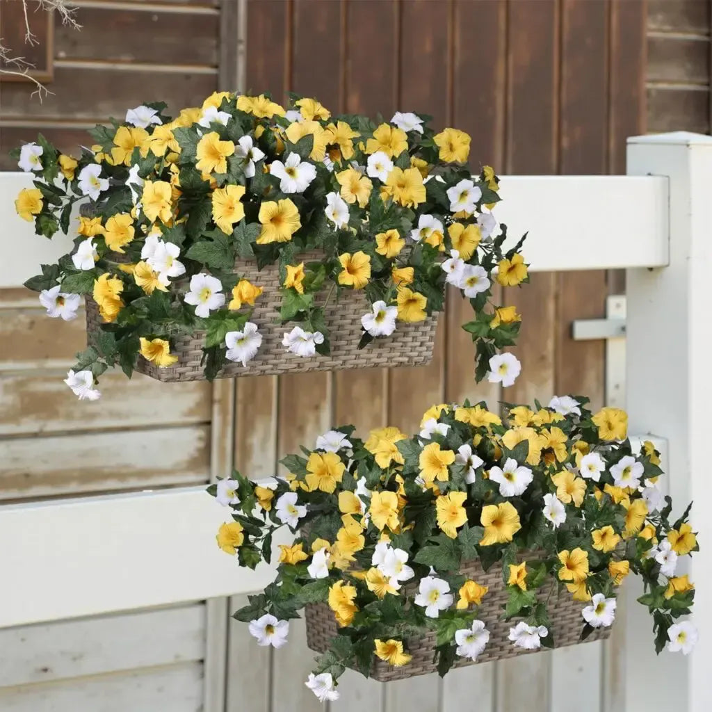 Kunstige petunier 2 stk. – altid i smuk blomst