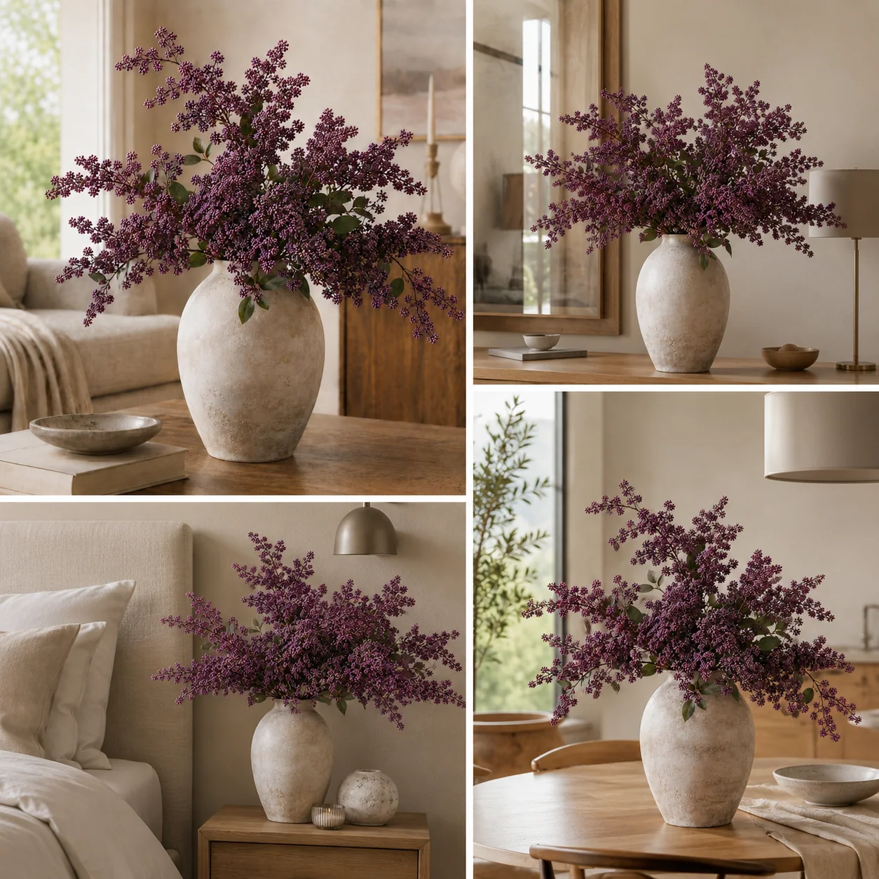 Everbloom naturtro bærgrene til efterårsdekoration sæt med 3 stk.