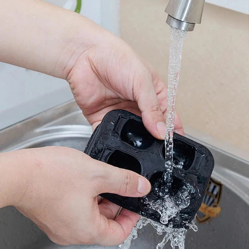 DIY silikoneisterningebakke i kranieform