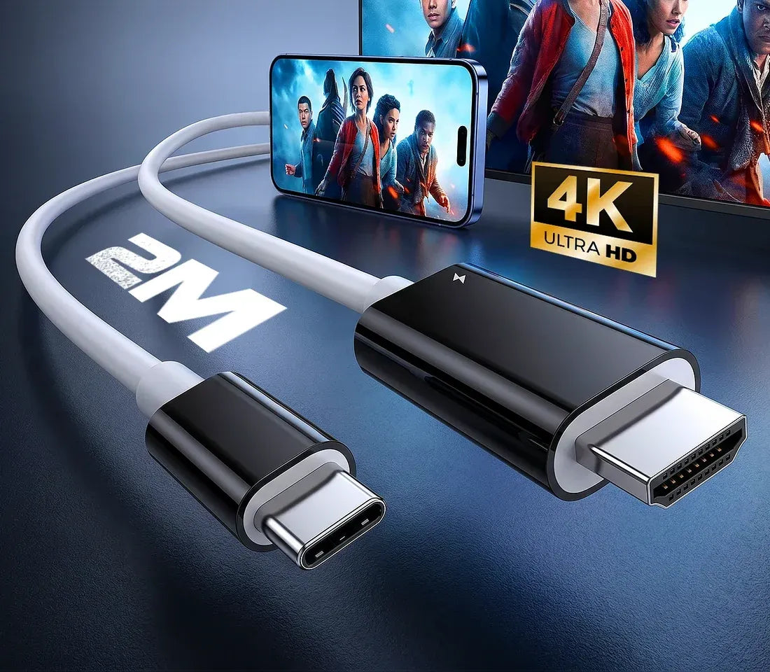 USB-C til HDMI adapterkabel