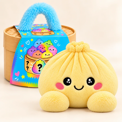 Dumpling squishy-bamser med dampkurv