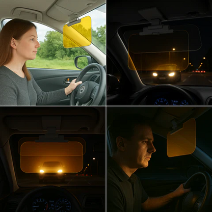 Clip-on antiblændingsvisir til bilen