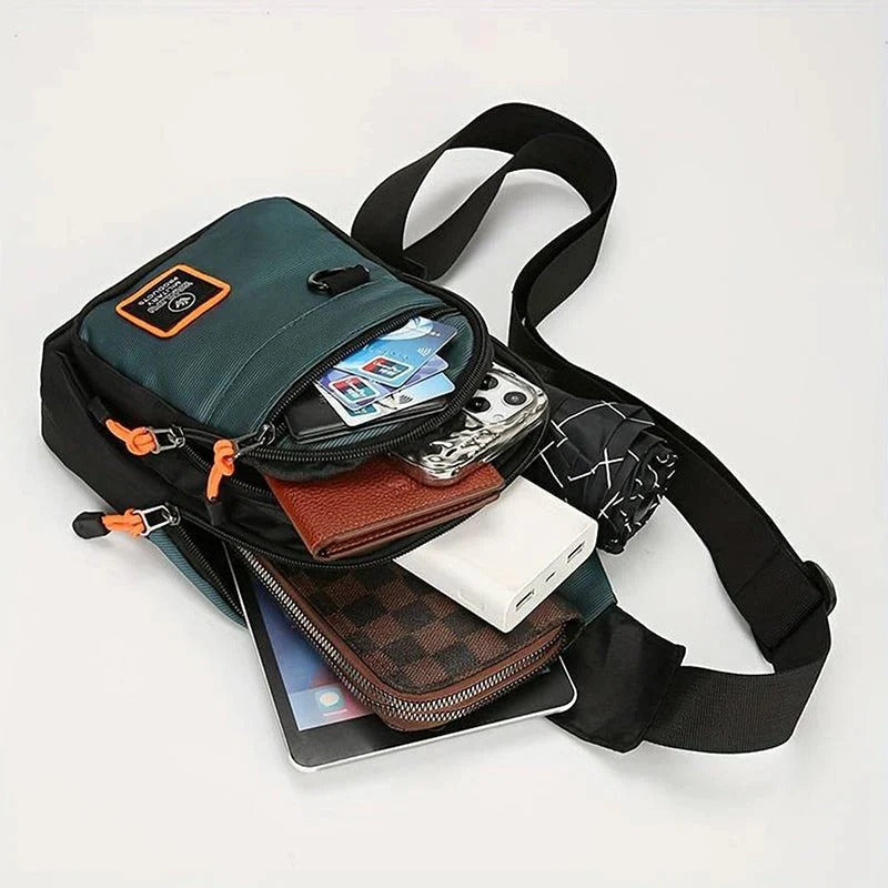 Vandtæt crossbody-taske med flere rum