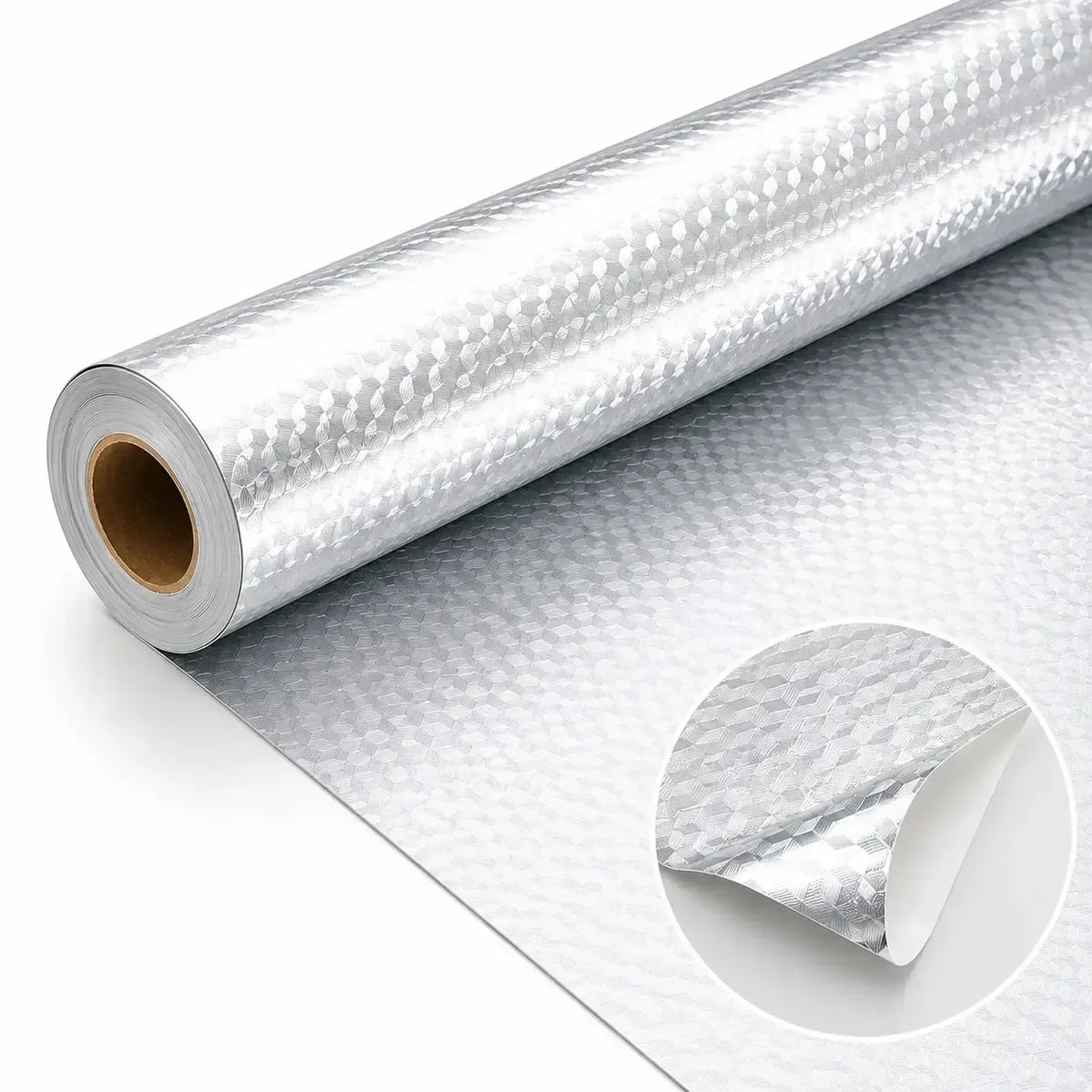 Selvklæbende aluminiumsfolie til køkken 40 x 300 cm