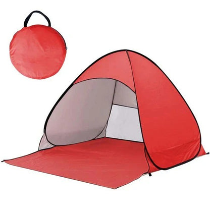 Automatisk pop-up strandtelt