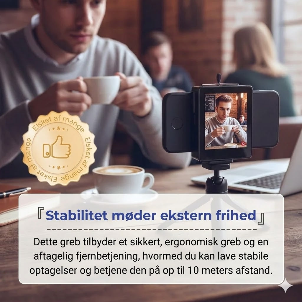Bærbar trådløs selfie-skærm til bagkameraet