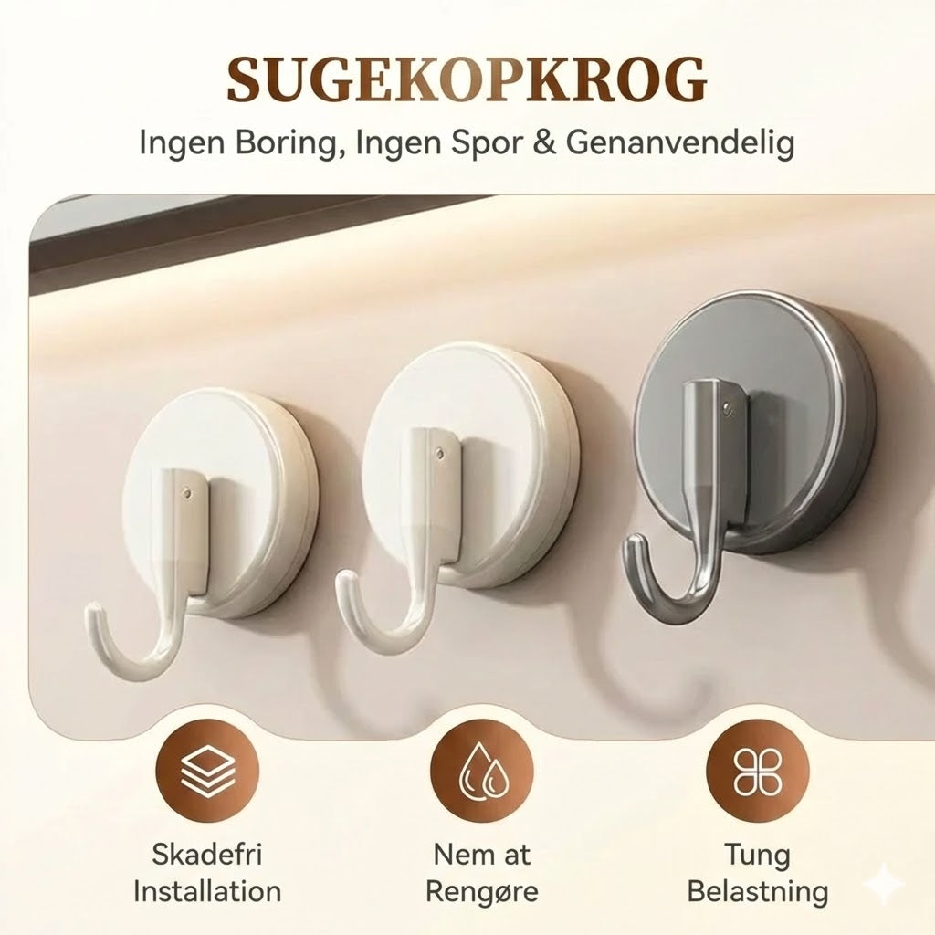 Ultrastærk sugekopkrog