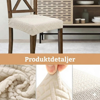 Vandtæt jacquard-stolebetræk: Stilfuldt & pletfrit