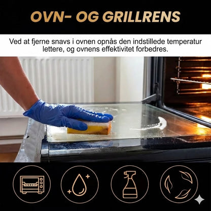 Ovn- og grillrengøringsspray